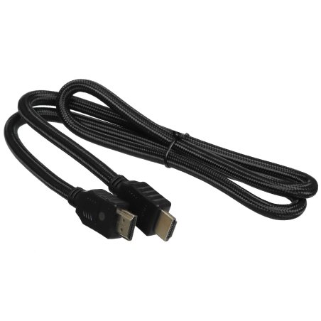 Кабель аудио-видео Cactus CS-HDMI.2-1 HDMI (m)/HDMI (m) 1м. Позолоченные контакты черный