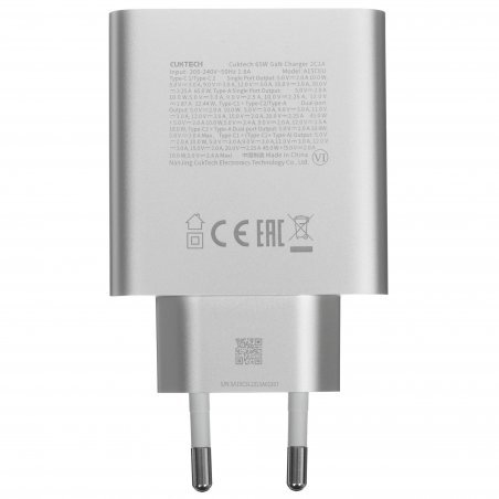 Сетевое зарядное устройство CUKTECH GaN Charger 65W 2C1A