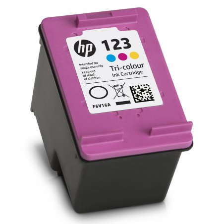 Картридж струйный HP 123 F6V16AE многоцветный, 100 стр., для HP DJ 2130