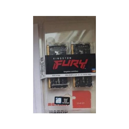 Оперативная память Kingston Fury Impact, DDR4, 64Gb (2x32Gb), 3200MHz, CL20, SO-DIMM