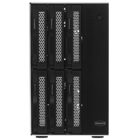 Сетевое хранилище TerraMaster D6-320 DAS tower/JBOD,RAID0,1/up to 2 SATA(3,5' or 2,5')/1xUSB3.2 Type-C gen2/1xPS/1YW