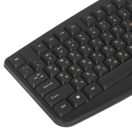 Клавиатура проводная Gembird KB-8351U-BL, USB, черный