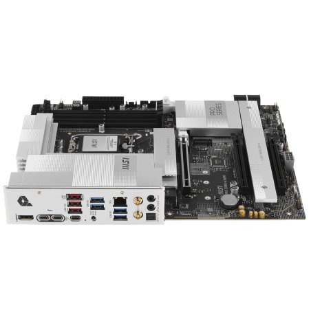 Материнская плата MSI PRO Z890-A WIFI, LGA 1851, Intel Z890, 4xDDR5, 4xSATA, 4xM.2, 1xPCIe 5.0 x16, 2xPCIe 4.0 x4, 1xHDMI, 2xUSB-C Thunderbolt 4, 1xUSB-C 3.2 Gen 2, 3xUSB-A 3.2 Gen 2, 4xUSB-A 3.2 Gen 1, 1x 5Gb LAN, 2x3.5 мм, 7.1, ATX