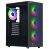 Компьютерный корпус Defender RaptorX черный,ATX,4fans,switchM/BSync