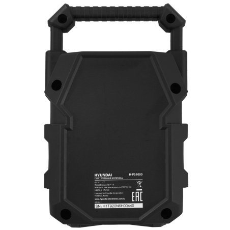 Колонка портативная Hyundai H-PS1000 черный 9 Вт 1.0 BT/USB 10м 500mAh