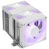 Кулер JONSBO CR-1400 White LGA1700/1200/115X/AM4 (24шт/кор, TDP 125W, PWM, 92мм ARGb Fan, 4 тепловые трубки, 4-pin, белый) Retail