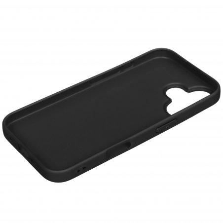 Чехол (клип-кейс) BoraSCO для Apple iPhone 16 Plus Silicone Case черный (73521)