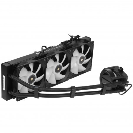 Система жидкостного охлаждения Thermalright Core Vision 360 ARGb Soc-AM5/AM4/1200/1700/1851 черный 4-pin 28.1dB Al LCD Ret (C-VISION-360-BL-ARGb)