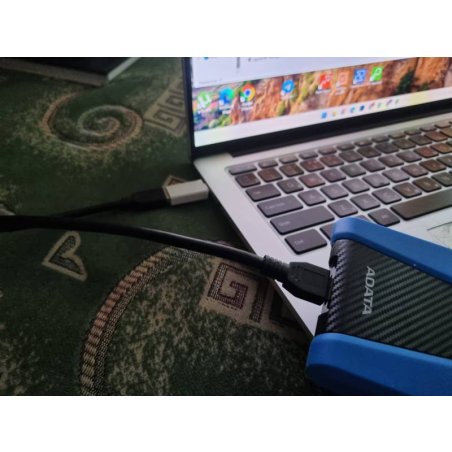 Внешний HDD 2.5" ADATA HD650, 1TB, USB 3.2 Gen 1 Type-A, 5400 rpm, синий