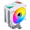 Кулер для процессора JONSBO CR-1400 V2 ARGb (180W, 4-pin PWM, 133мм, Al/Cu, 4x6мм, ARGb, 1x92мм, 38.2CFM, 33.8dBA, 2200RPM, S: 1700/1200/115X, AM4/AM5 белый)