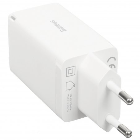 Сетевое зарядное устройство Baseus GaN5 Pro 65W CCGAN65E5 White (CCGP120202)