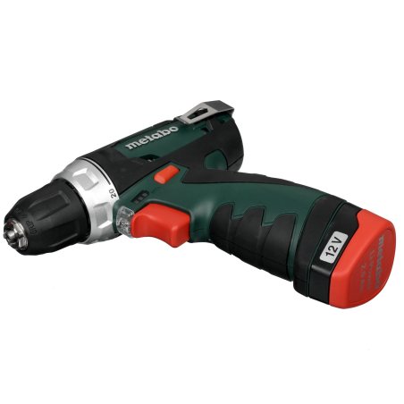 Дрель-шуруповерт аккумуляторная Metabo PowerMaxx BS 600984000, Аккумуляторный, 10,8В, 2 АКБ