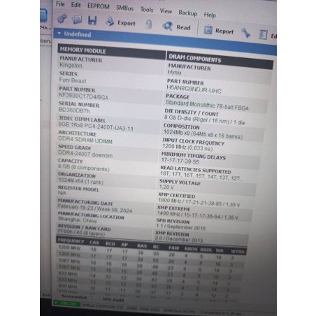 Оперативная память Kingston Fury Beast, DDR4, 16Gb (1x16Gb), 3200MHz, CL16, DIMM, с радиатором, черный