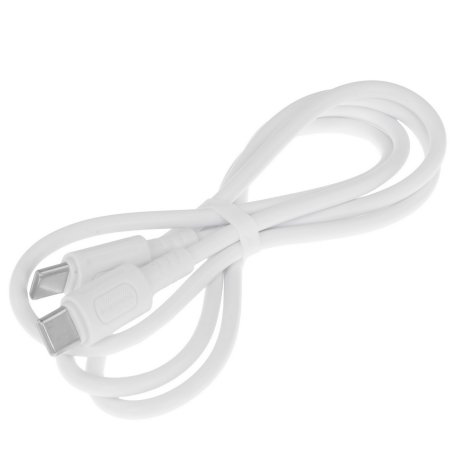 Дата-кабель USB 3.0A 60W для Type-C Type-C Borofone BX111 ПВХ 1м (White)