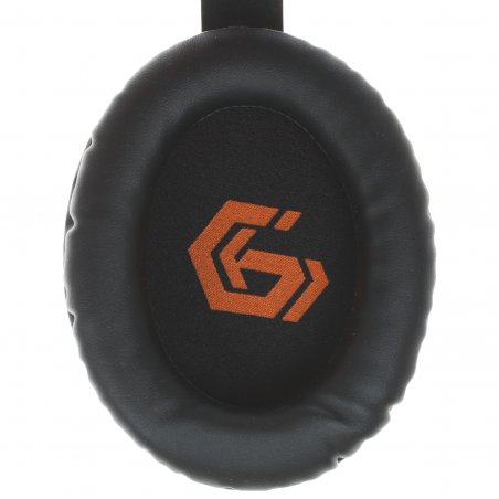Гарнитура Gembird MHS-G100 чернцый/оранжевый, проводная