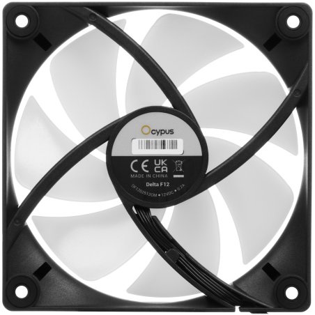 Комплект вентиляторов для корпуса Ocypus Delta F12 ARGb 3 IN 1 BK Delta-F12-BK3AM00X-GL черный 120мм 2000rpm 29db 4-pin
