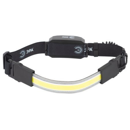 Фонарь налобный светодиодный GA-807 "Кибер" аккумуляторный 10Вт COB 3 режима miscro USB Эра Б0054033