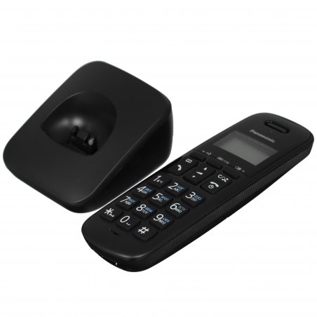 Телефон беспроводной (DECT) Panasonic KX-TGb610RUB черный АОН