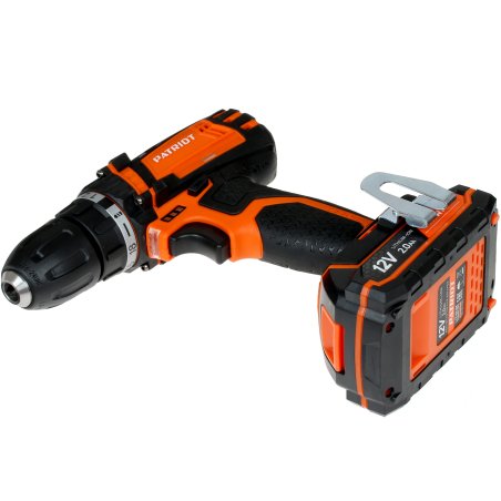 Дрель-шуруповерт аккумуляторная Patriot BR 111ES, Аккумуляторная, 12В, 2 АКБ, Кейс