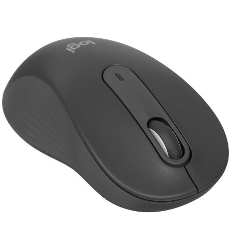 Мышь беспроводная Logitech Signature M650 L графитовый, 4000 dpi, радиоканал, Bluetooth, USB, кнопки - 5