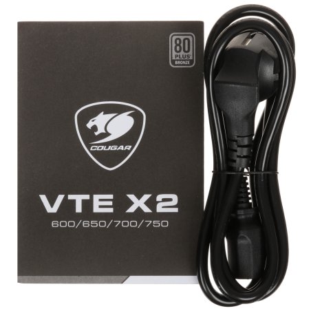 Блок питания Cougar VTE X2 700 (CGR VX-700), 700Вт, 80 PLUS Bronze, 120мм, черный