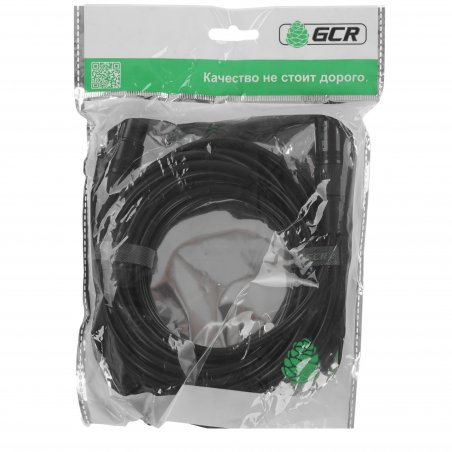 Кабель GCR 7.0m микрофонный XLR M/XLR F , черный, AL case черный, GCR-53374