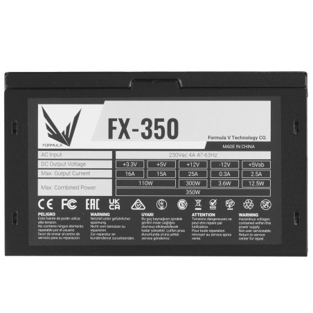 Блок питания Aerocool/Formula FX-350 RTL, 350Вт, 120мм, черный