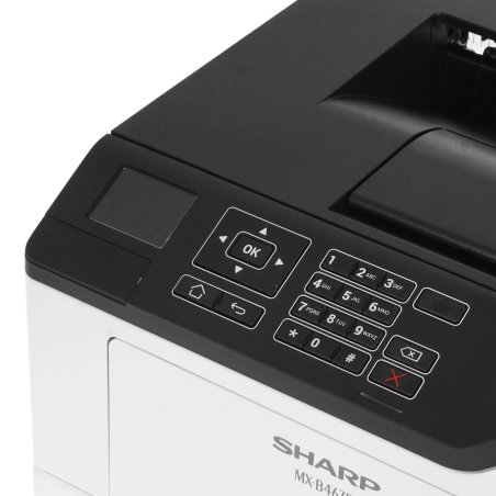 Принтер лазерный Sharp MXB467PEU, A4, ч/б, печ. до 44 стр мин, 1200 x 1200 dpi, USB, Ethernet