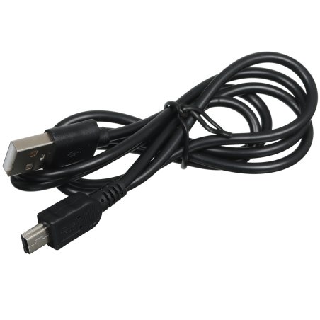 Кабель USB Rexant miniUSB длинный штекер 1 м черный