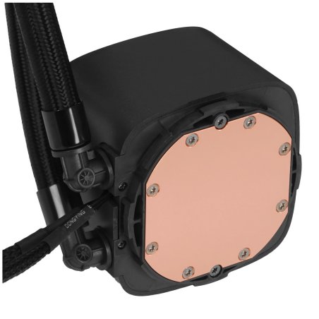 Система жидкостного охлаждения Water Cooling System Geometric Future Eskimo Pro 360 (240W, 360мм, ARGb, черный Fans: 3x120мм, 80.81CFM, 34.2dBA, 2000RPM/ Pump height 54мм, 3200RPM, Rad thickness 27мм/ S: 1851, 1700, 1200, 115X, 2011, 2066, AM5, AM4)