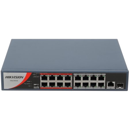 Коммутатор Hikvision DS-3E0318P-E 16xPOE