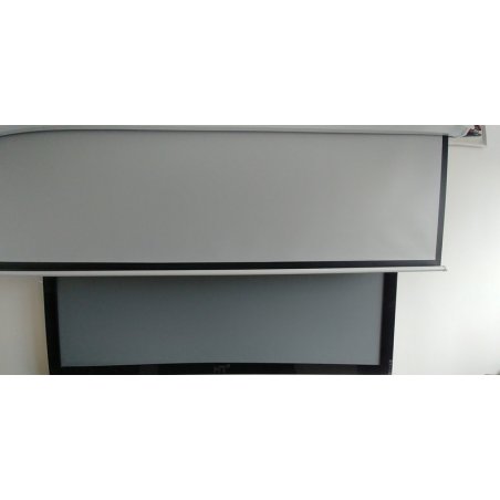 Экран Cactus 150x240см SIlverMotoExpert CS-PSSME-240X150-DG 16:10 настенно-потолочный рулонный темно-серый (моторизованный привод)