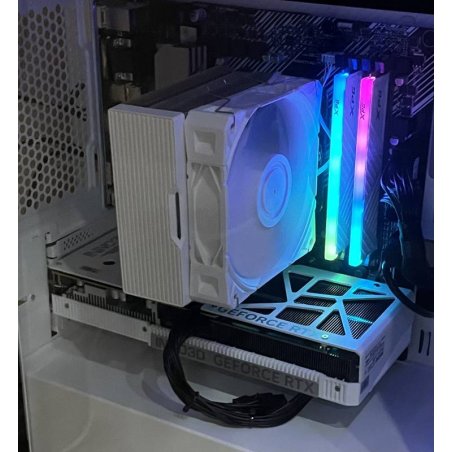 Устройство охлаждения(кулер) Montech NX400 Soc-AM5/AM4/1200/1700/1851 черный 4-pin 34.17dB Al+Cu 220W Ret (NX400BK)