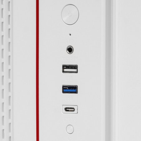 Компьютерный корпус Accord M3301 белый без БП mATX 1xUSB 2.0 1xUSB 3.0 1xUSB3.1 audio bott PSU