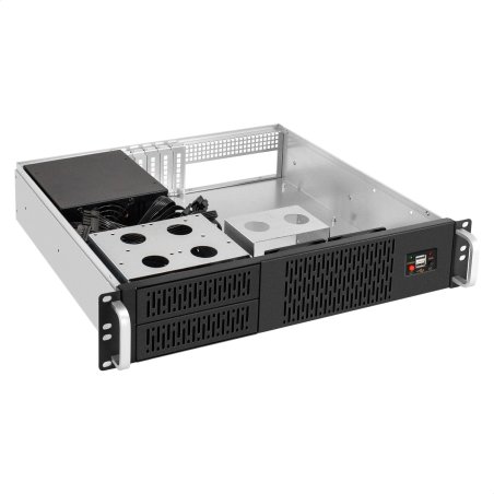 Серверный корпус ExeGate Pro 2U400-02 (RM 19", высота 2U, глубина 400, БП 400ADS, USB)