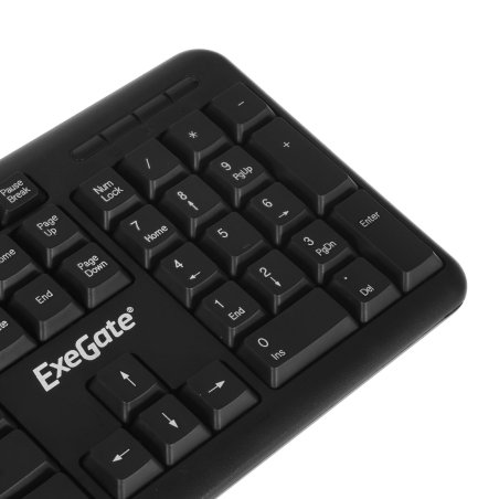 Клавиатура проводная ExeGate LY-331, USB, черный