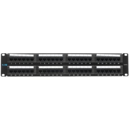 Патч-панель Lanmaster TWT-PP48UTP 19" 2U 48xRJ45 кат.5e UTP