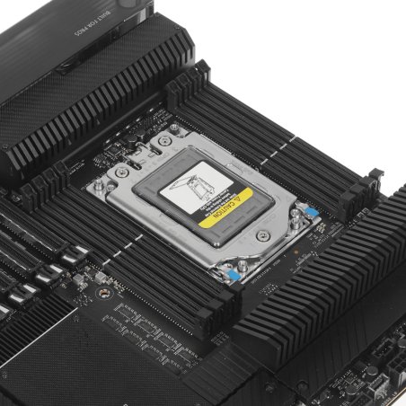 Материнская плата ASUS Pro WS WRX80E-SAGE SE WIFI, sWRX8, AMD WRX80, 8xDDR4, 8xSATA, 3xM.2, 7xPCI-E 4.0 x16, 2x 10Gb LAN, 8xUSB-A 3.2 Gen 2, 5x3.5 мм, 7.1, E-ATX