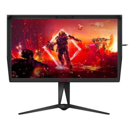 Монитор 27" AOC Agon Pro AG276UZD QD-OLED 3840x2160, 240 Гц, 0.03 мс, 16:9, 1000 кд/м² (пиковая), DisplayHDR True Black 400, DP 2.1, HDMI 2.1, USB-C, USB Hub (4x USB 3.2), динамики (2x5 Вт), FreeSync, Adaptive-Sync, черный