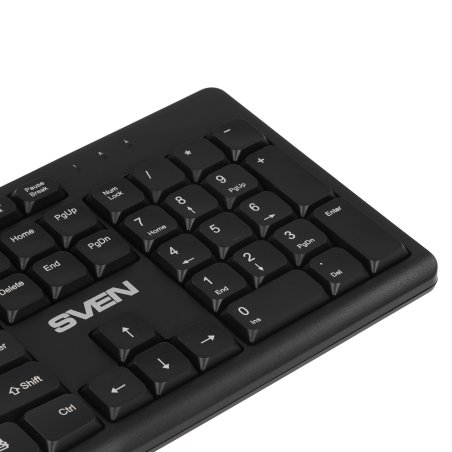 Клавиатура беспроводная SVEN KB-E5500W USB черный
