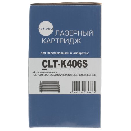 Расходные материалы Hi-Black CLT-K406S Картридж для Samsung CLP-360/365/368/CLX-3300/3305/3307, Bk, 1500 стр.