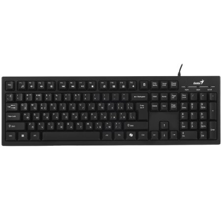 Комплект клавиатура + мышь проводной Genius KM-100SE клавиатура+мышь, USB. черный (31330009402)