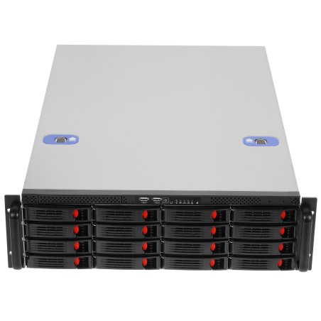 Серверный корпус ExeGate Pro 3U660-HS16 (RM 19", высота 3U, глубина 660, без БП, 16xHotSwap, USB)
