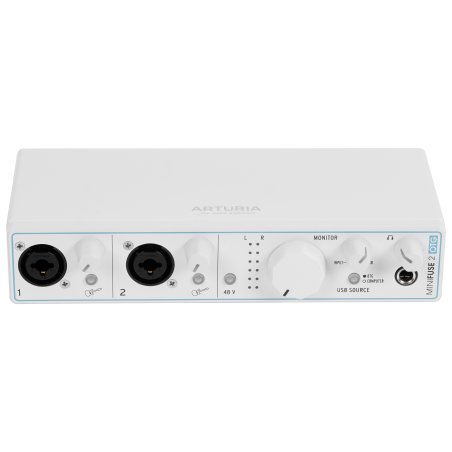Аудиоинтерфейс USB 810132 Arturia MiniFuse 2 White OTG 24бит/192кГц