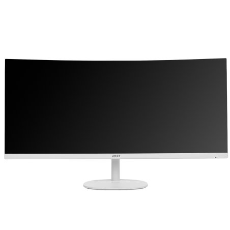 Монитор 34" MSI Pro MP341CQW VA 3440x1440, 100 Гц, 1 мс, 21:9, 300 кд/м2, 2xHDMI, 1xDP, изогнутый, белый