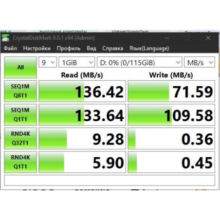 Флешка USB Smartbuy CROWN BLUE (SB128GbCRW-Bl), 128Gb, USB 3.0, R/W 75/25, синий