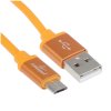Кабель USB2.0 Cablexpert CC-S-mUSB01O-1M, AM/microB, серия Silver, длина 1м, оранжевый, блистер