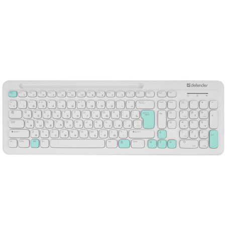 Комплект клавиатура + мышка Defender CERRATO C-978 RU WHITE-BLUE