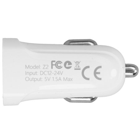 Авто ЗУ HOCO (6957531067788) Z2 белый АЗУ 1USB 1.5A для micro USB