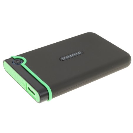 Внешний HDD 2.5" Transcend StoreJet 25M3, 2TB, USB 3.2 Gen 1 Type-A, 5400 rpm, серый
